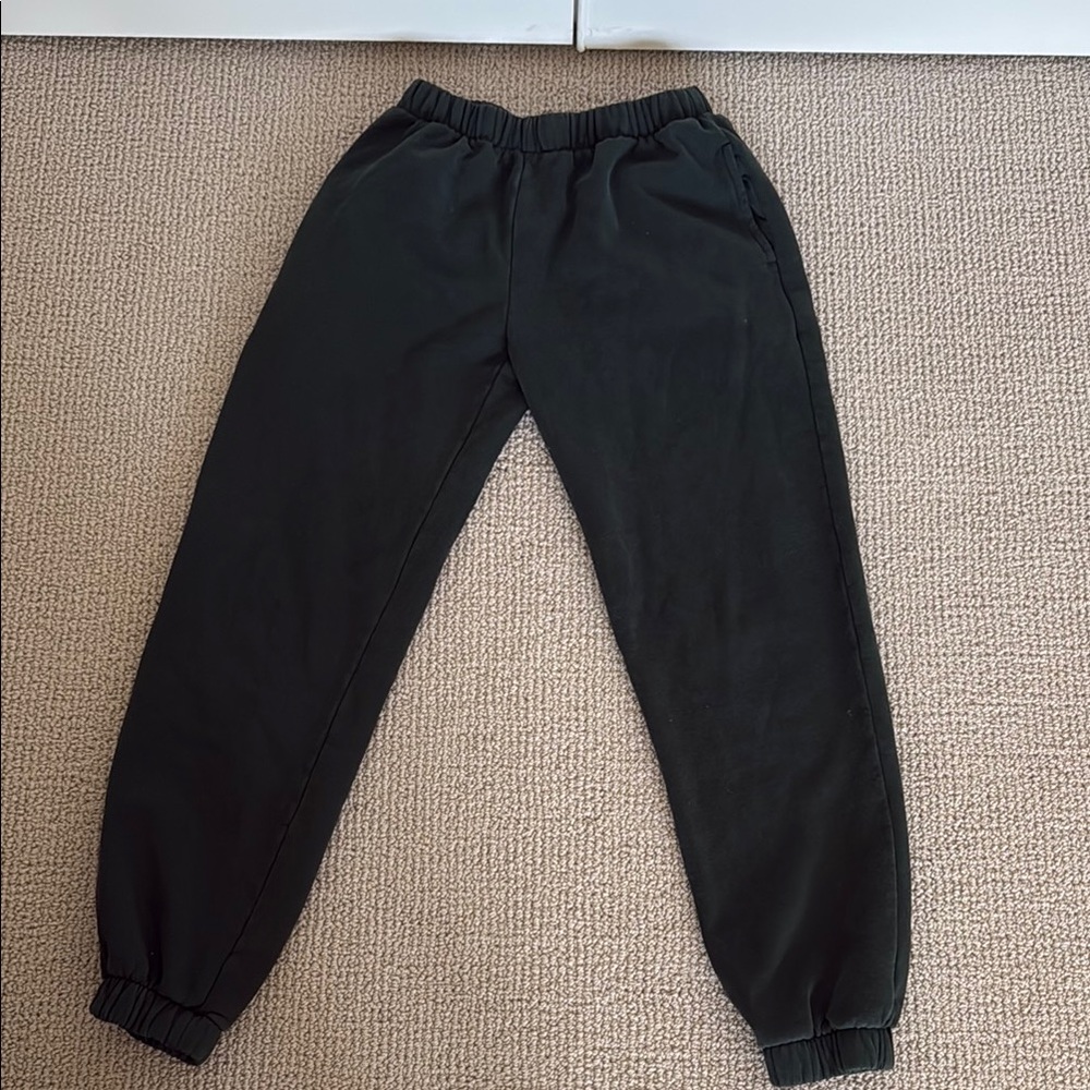 Brandy Melville dark green  Elastic Waistband Pants